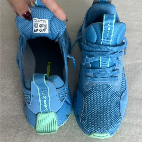 Reebok Women's Zig Dynamica G Blue & Green - Picture 4 of 7